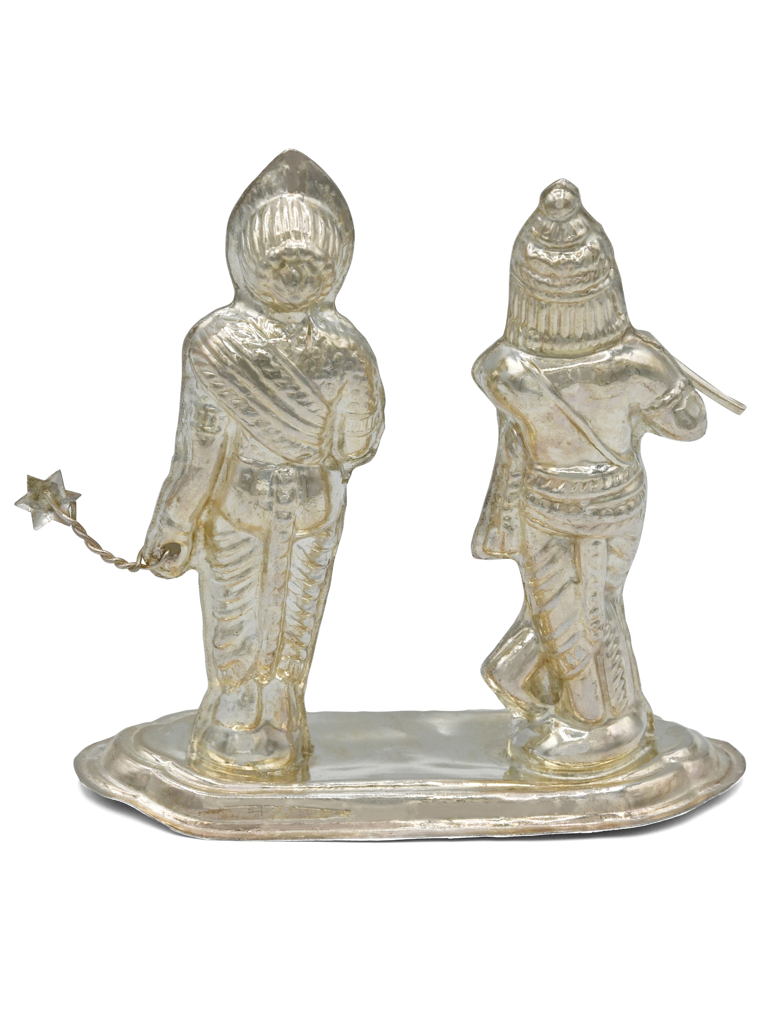 Silver Radhe Krishna Murti