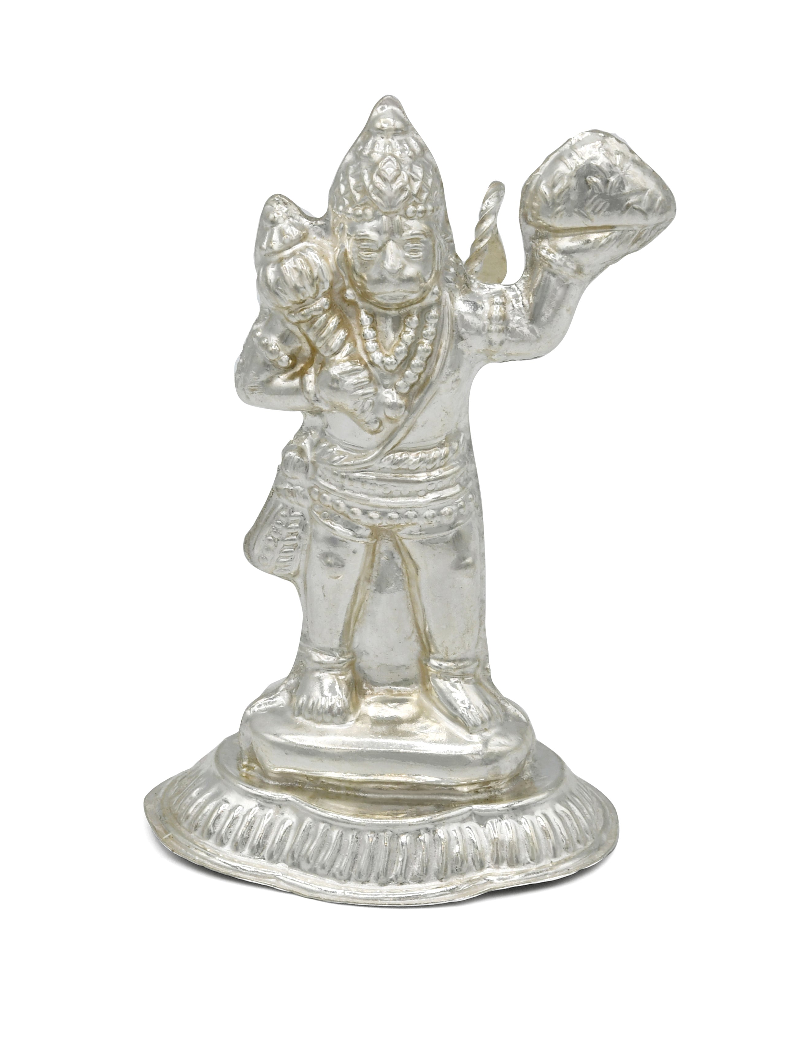 Silver Hanuman Murti - Roop Darshan