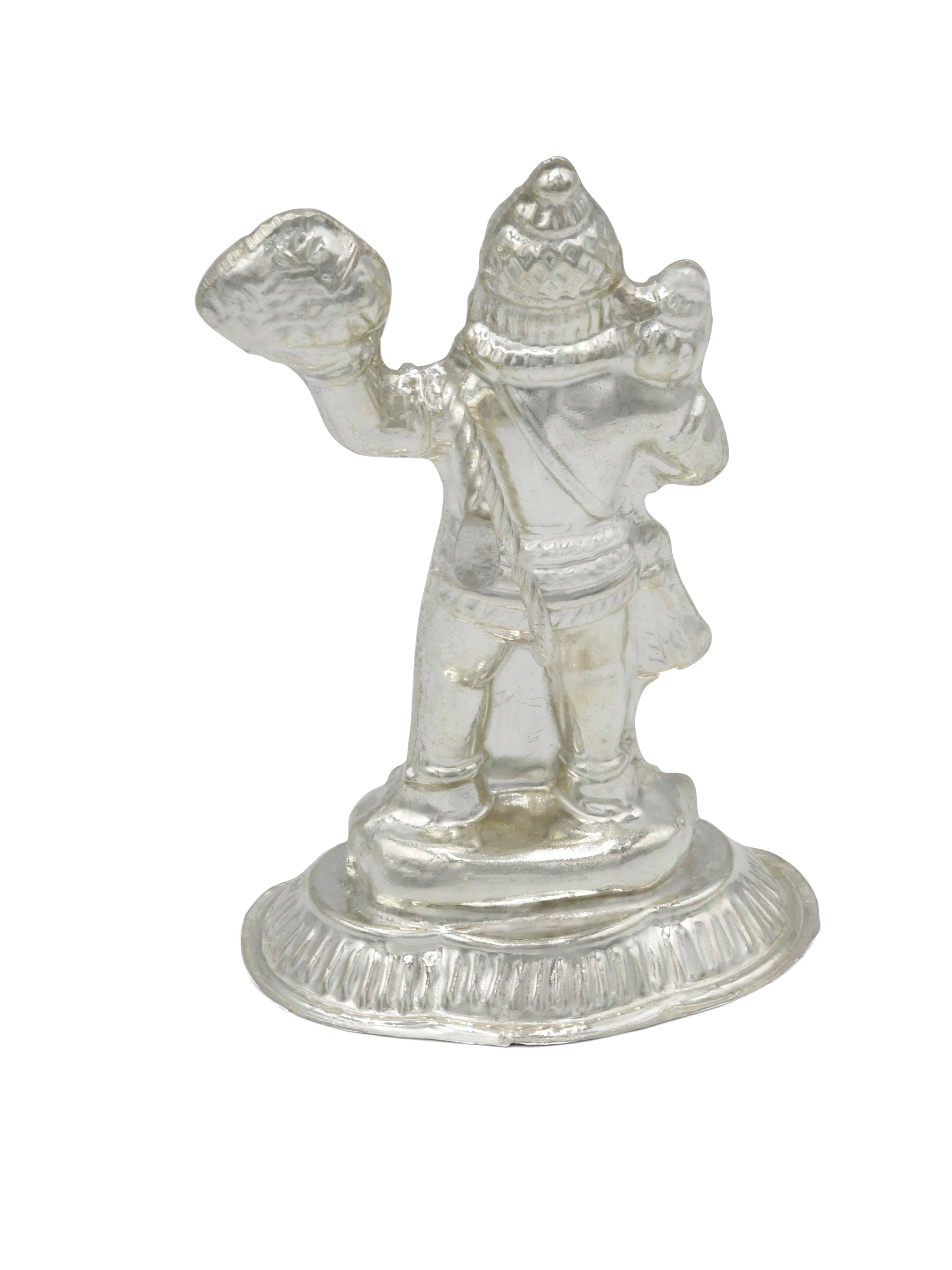Silver Hanuman Murti - Roop Darshan