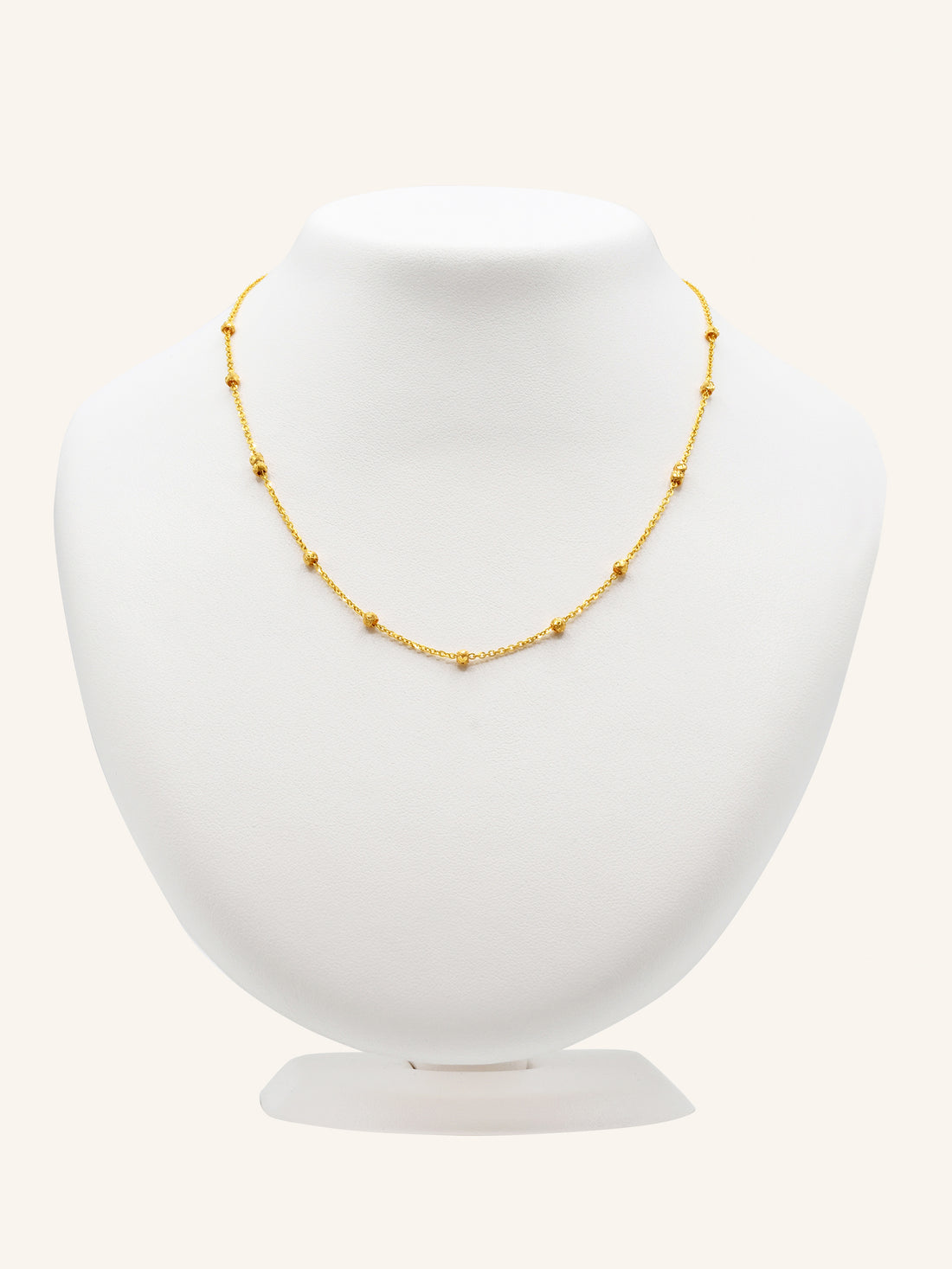 22ct Gold Ball Fancy Chain 4.11 GMS - Roop Darshan