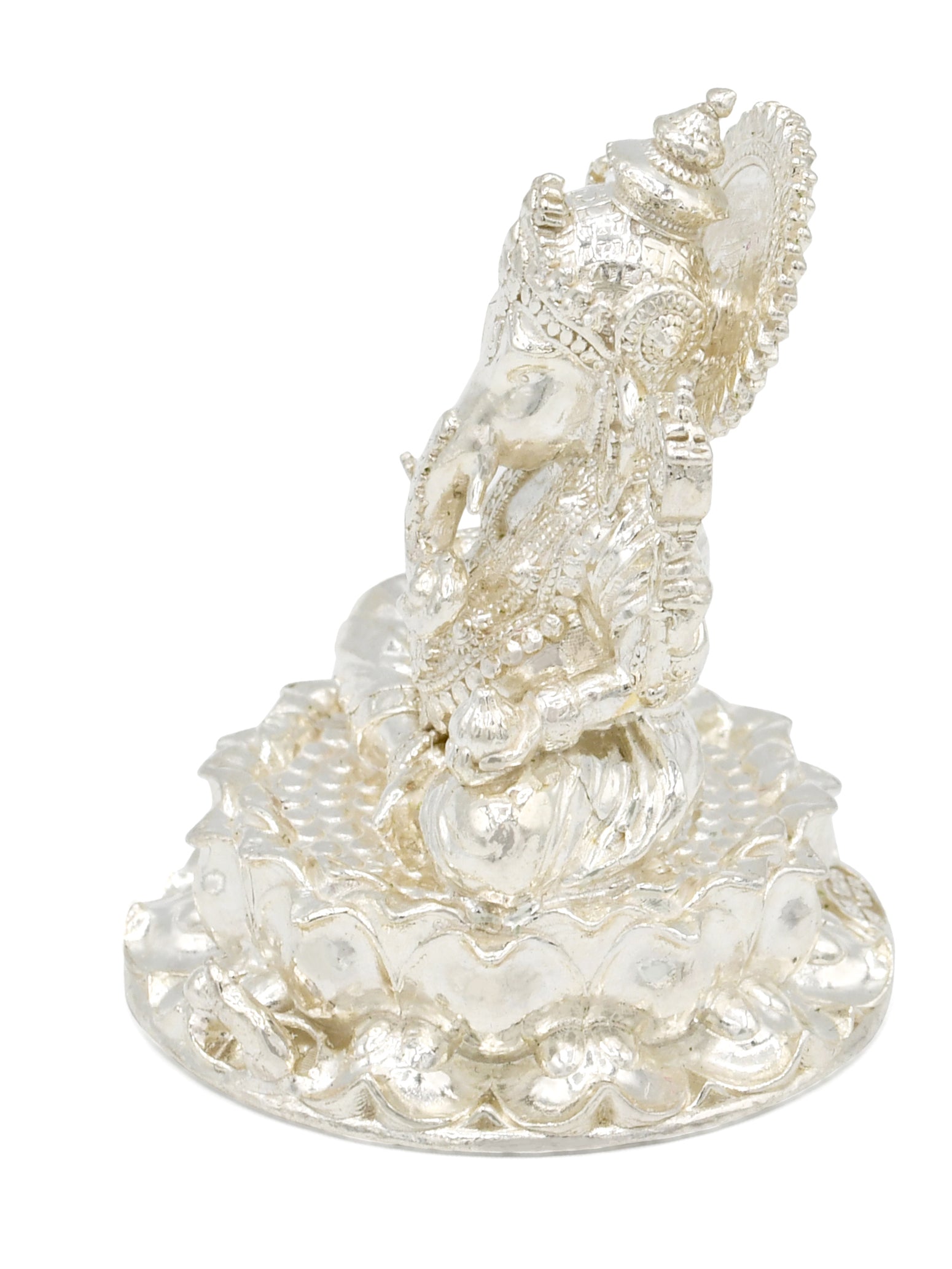 Silver Ganesh Murti - Roop Darshan