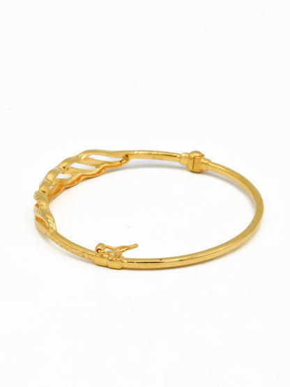 22ct Gold 1 Piece Ladies Bangle