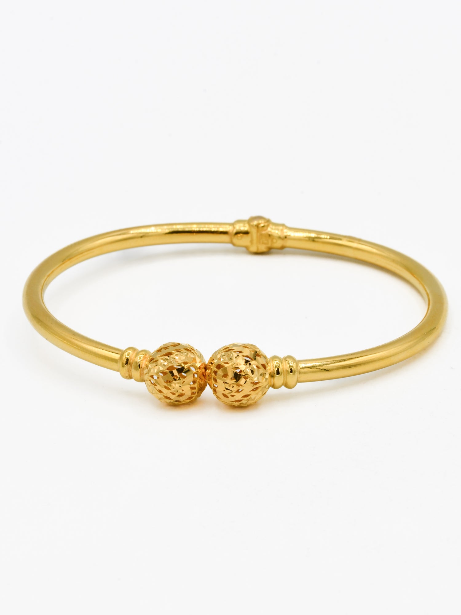 22ct Gold 1 Piece Ladies Bangle