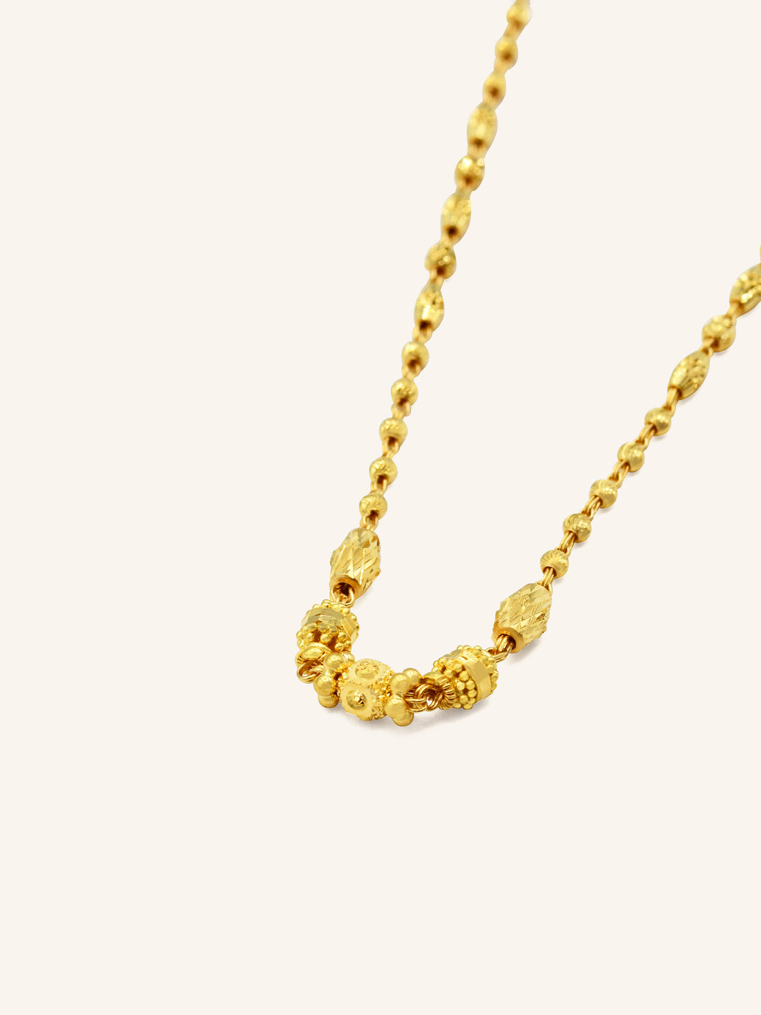 22ct Gold Ball Fancy Chain 9.43 GMS - Roop Darshan