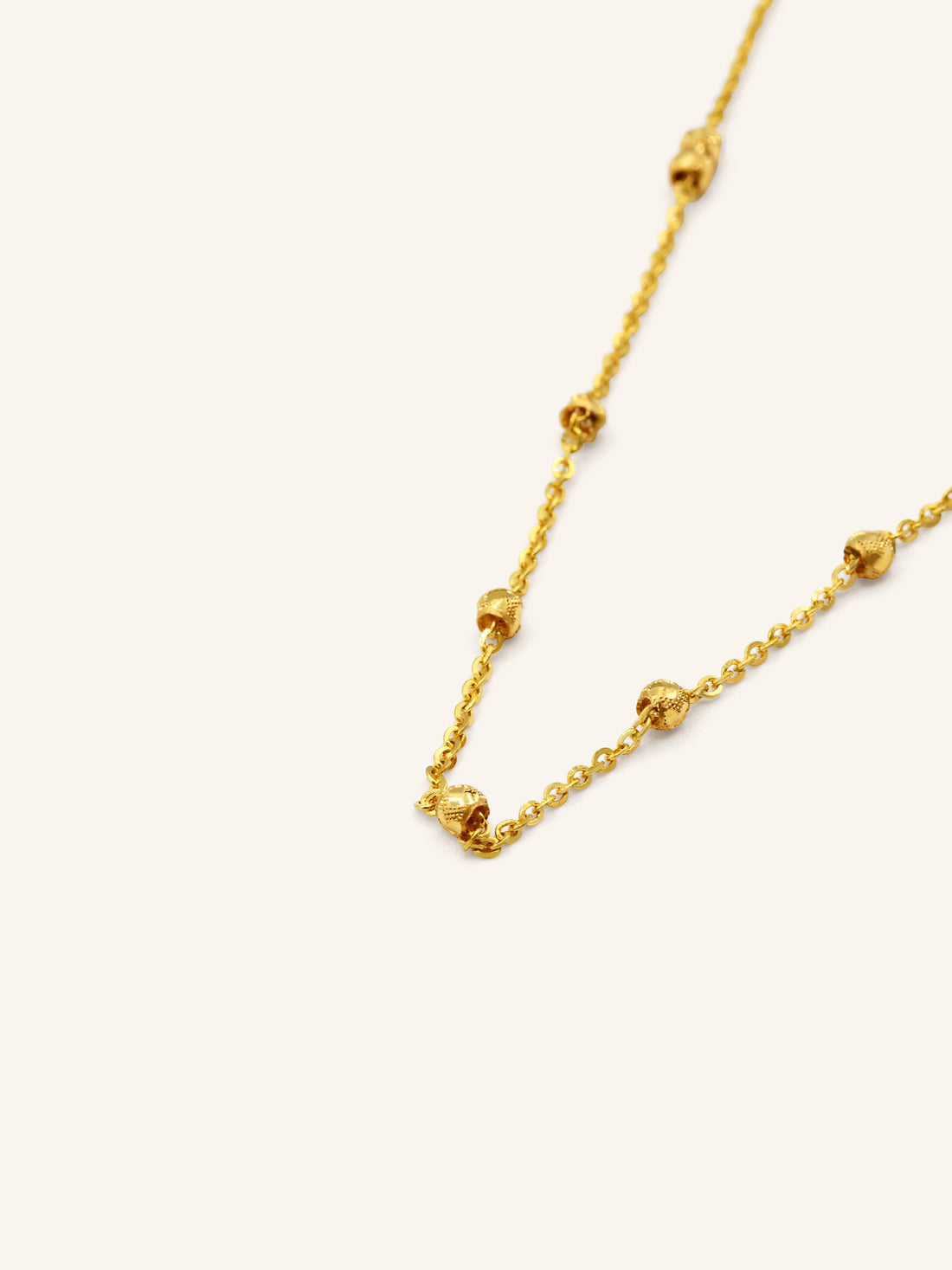 22ct Gold Ball Fancy Chain 4.11 GMS - Roop Darshan