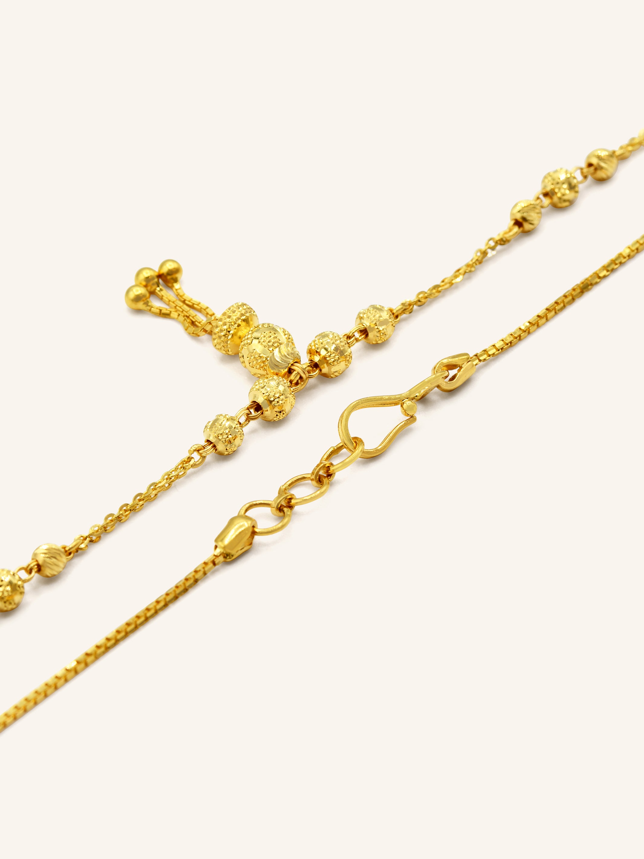 22ct Gold Ball Fancy Chain 8.15 GMS - Roop Darshan