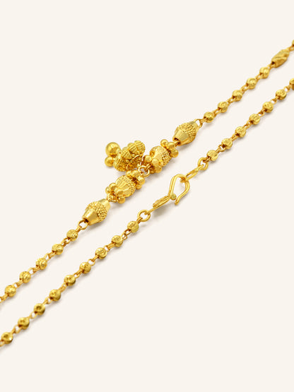 22ct Gold Ball Fancy Chain 9.58 GMS - Roop Darshan