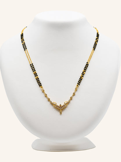 18ct Gold Diamond Mangal Sutra - Roop Darshan