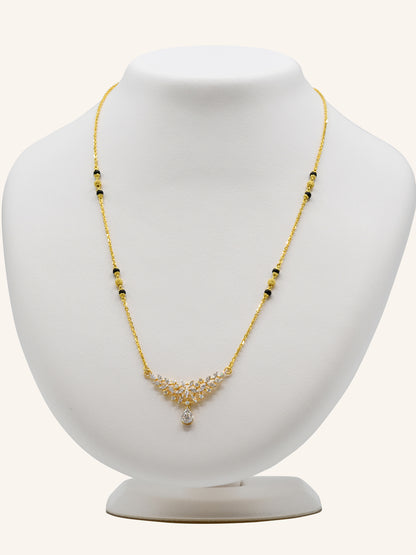 18ct Gold Diamond Mangal Sutra - Roop Darshan