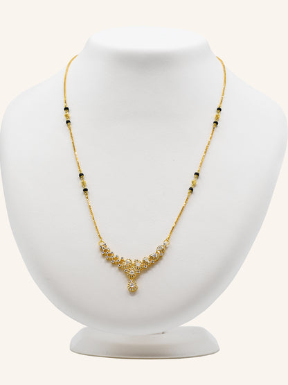 18ct Gold Diamond Mangal Sutra - Roop Darshan