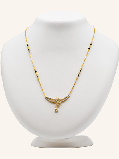 18ct Gold Diamond Mangal Sutra - Roop Darshan