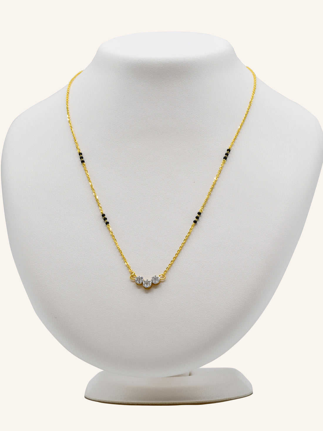18ct Gold Diamond Mangal Sutra - Roop Darshan