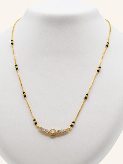 18ct Gold Diamond Mangal Sutra - Roop Darshan