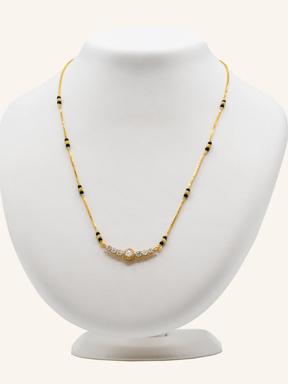 18ct Gold Diamond Mangal Sutra - Roop Darshan