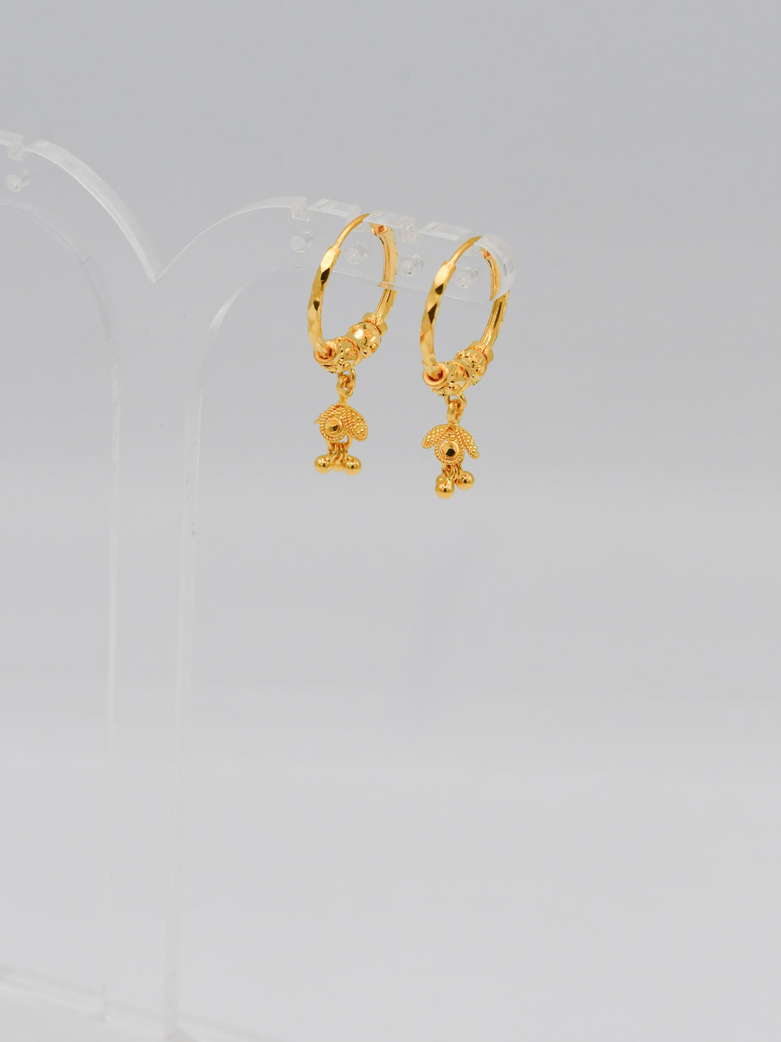 22ct Gold Ball Bali with Hanging