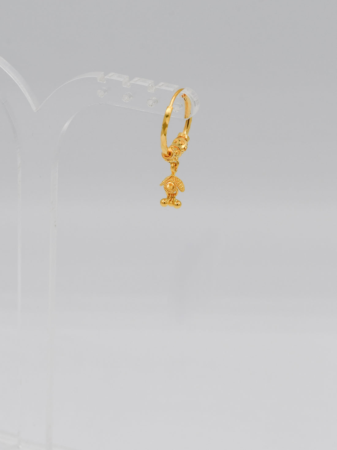 22ct Gold Ball Bali with Hanging