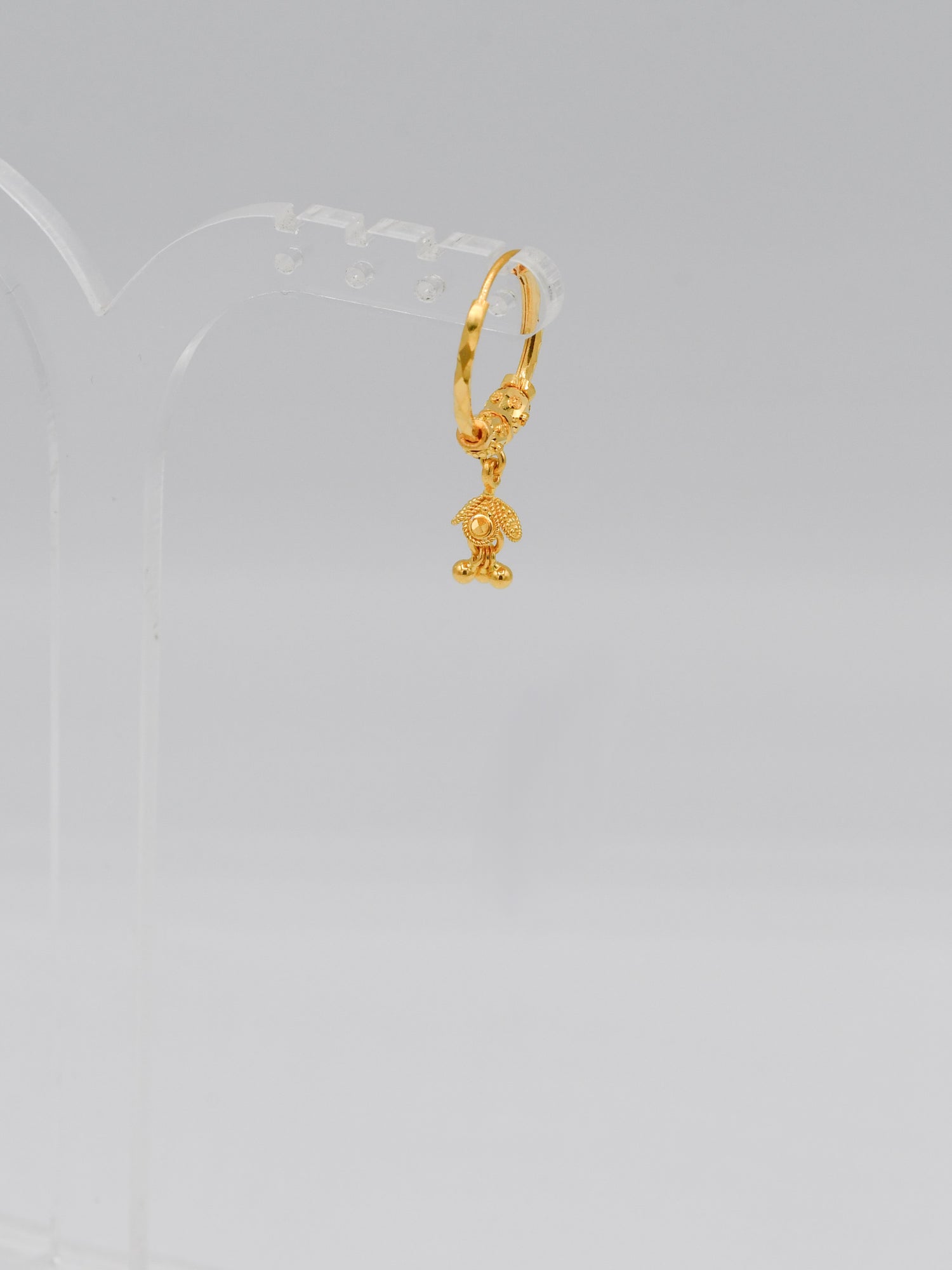 22ct Gold Ball Bali with Hanging