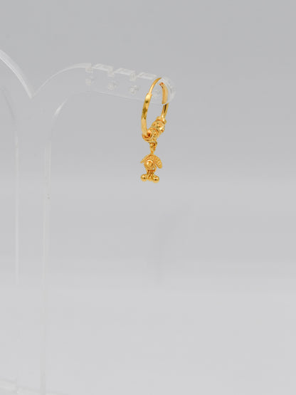 22ct Gold Ball Bali with Hanging