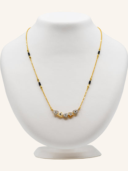 18ct Gold Diamond Mangal Sutra - Roop Darshan