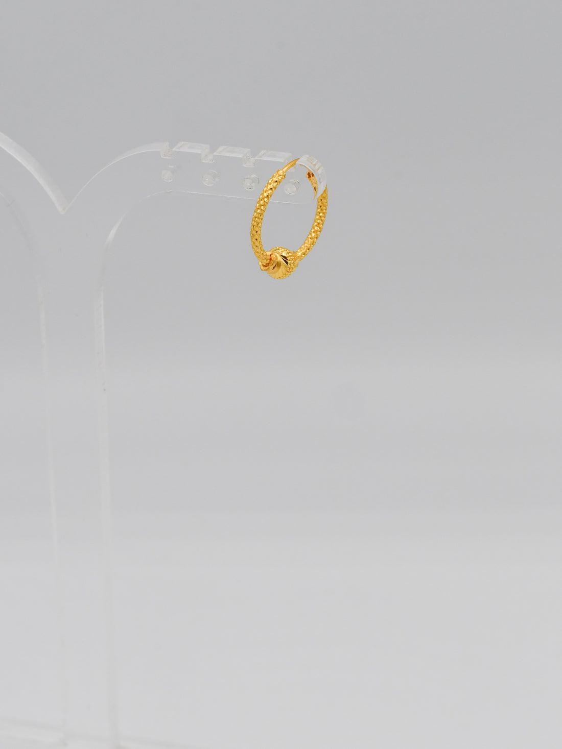 22ct Gold Hammered Ball Bali