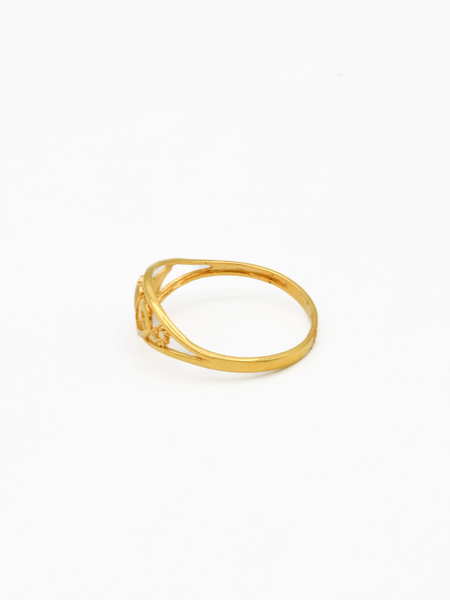 22ct Gold Heart Ladies Ring