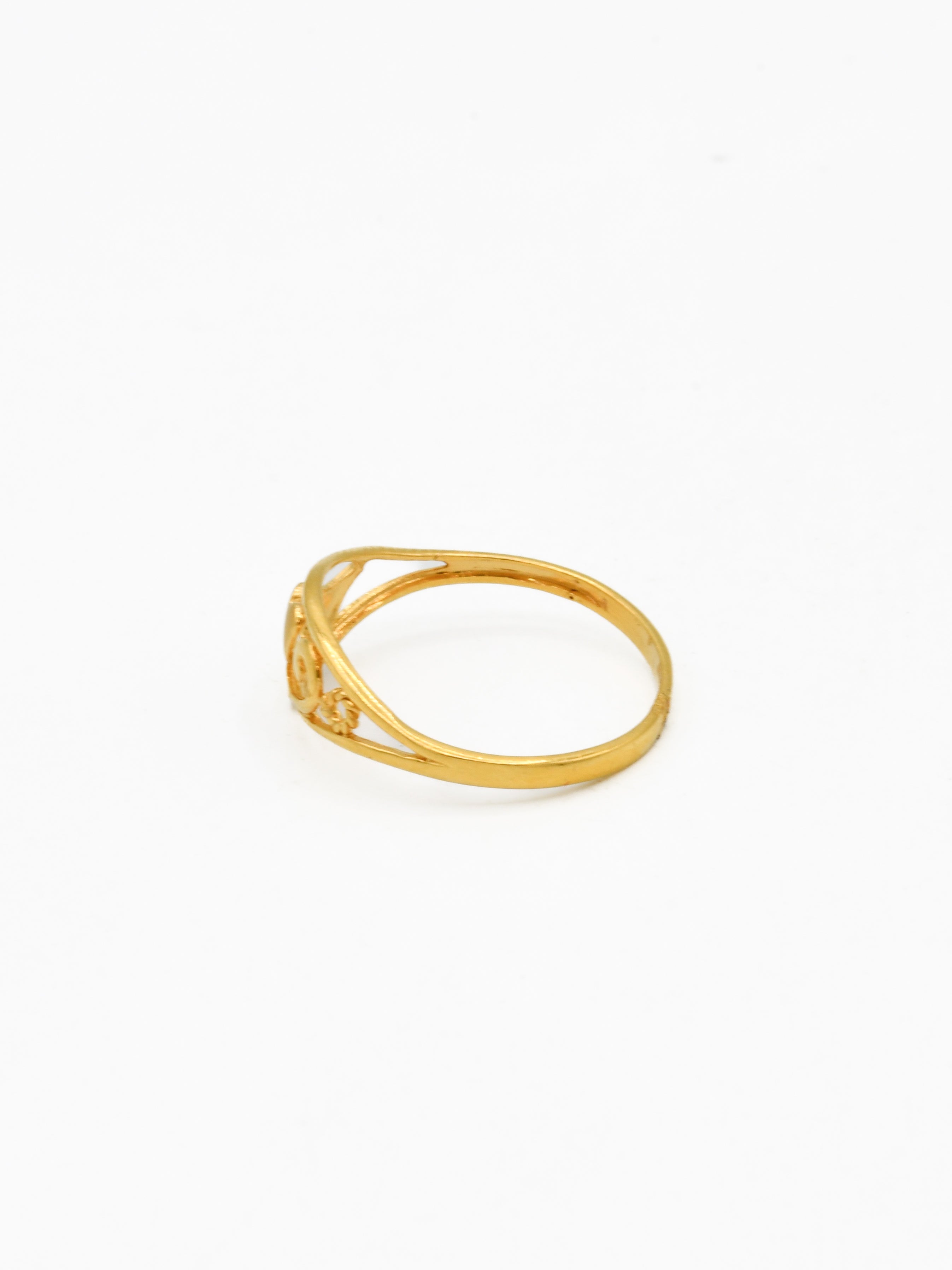 22ct Gold Heart Ladies Ring