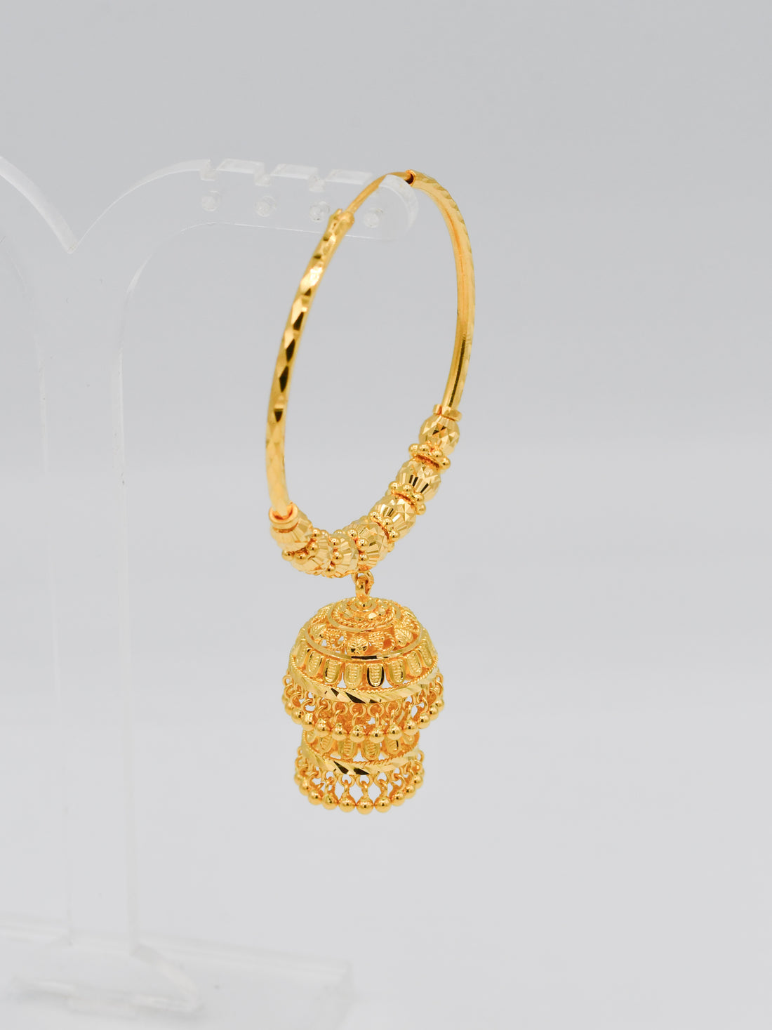 22ct Gold Ball Jhumki Bali