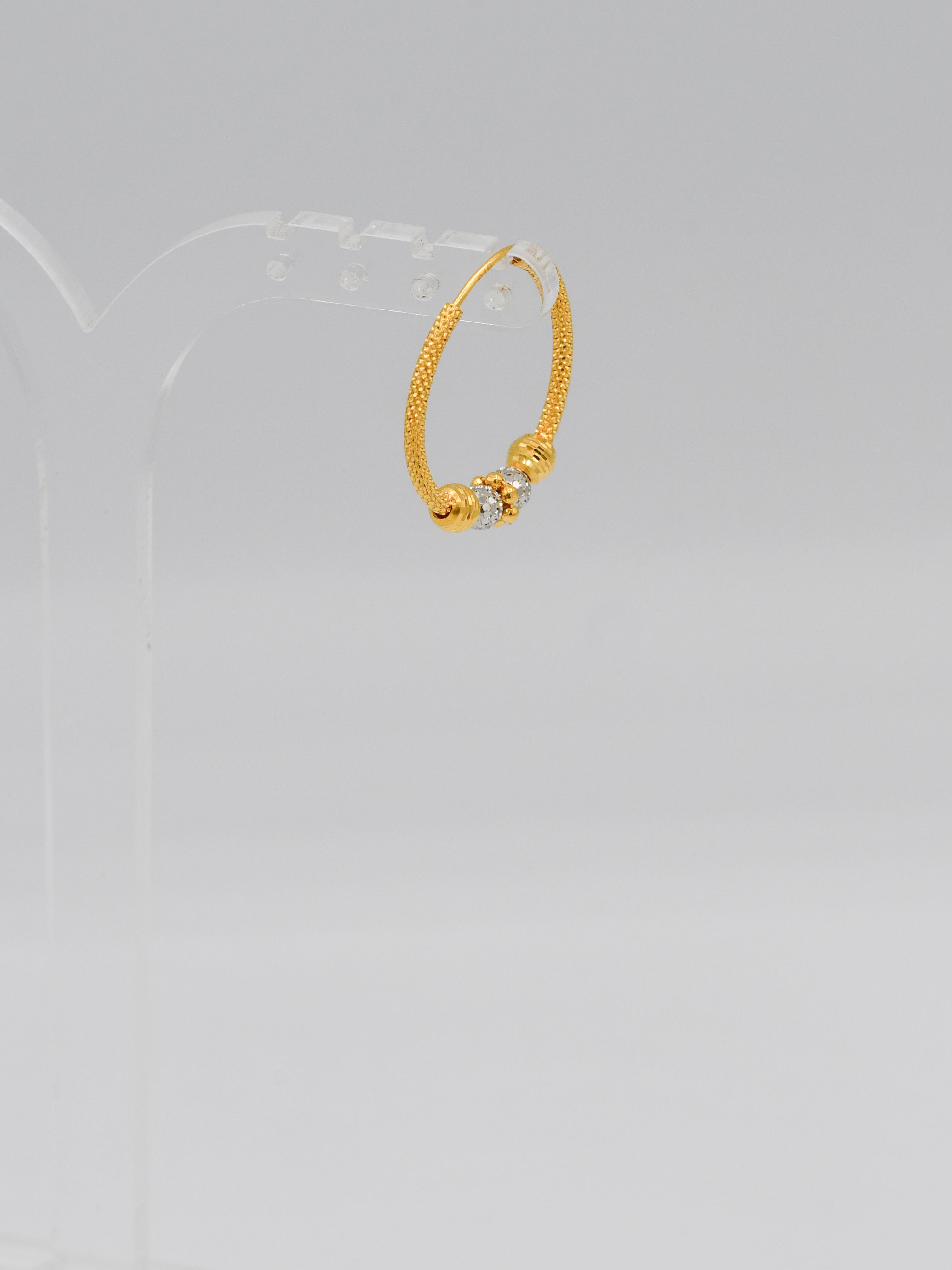 22ct Gold Two Tone Ball Bali