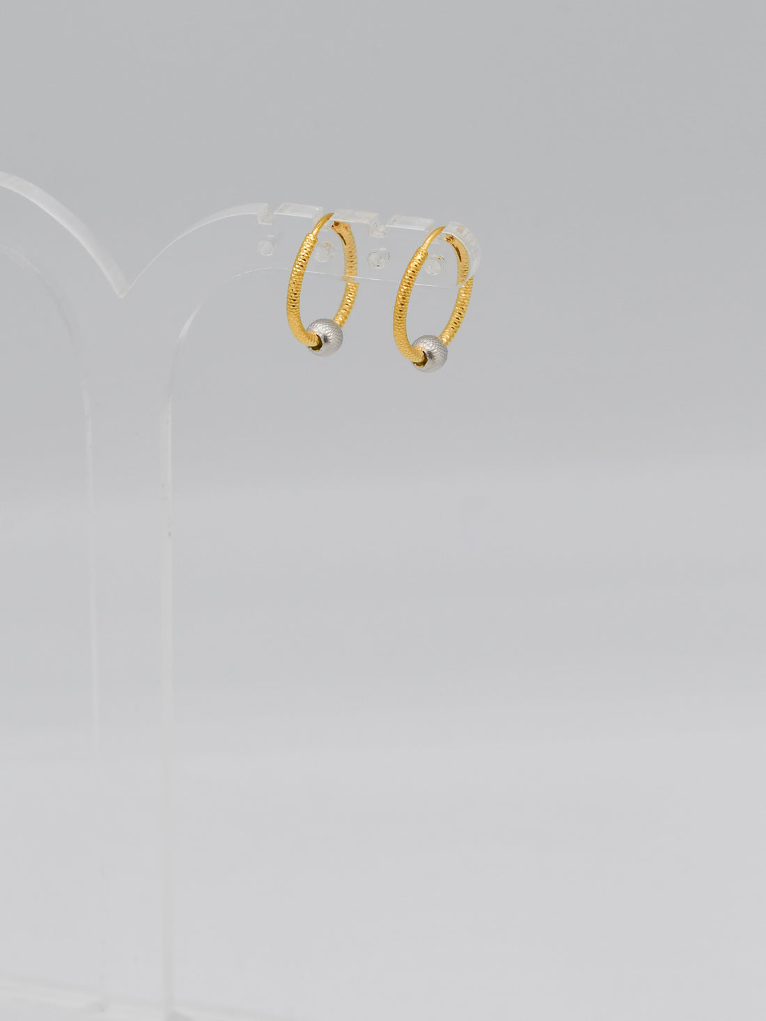 22ct Gold Two Tone Ball Bali