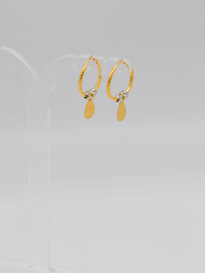 22ct Gold Two Tone Ball Bali