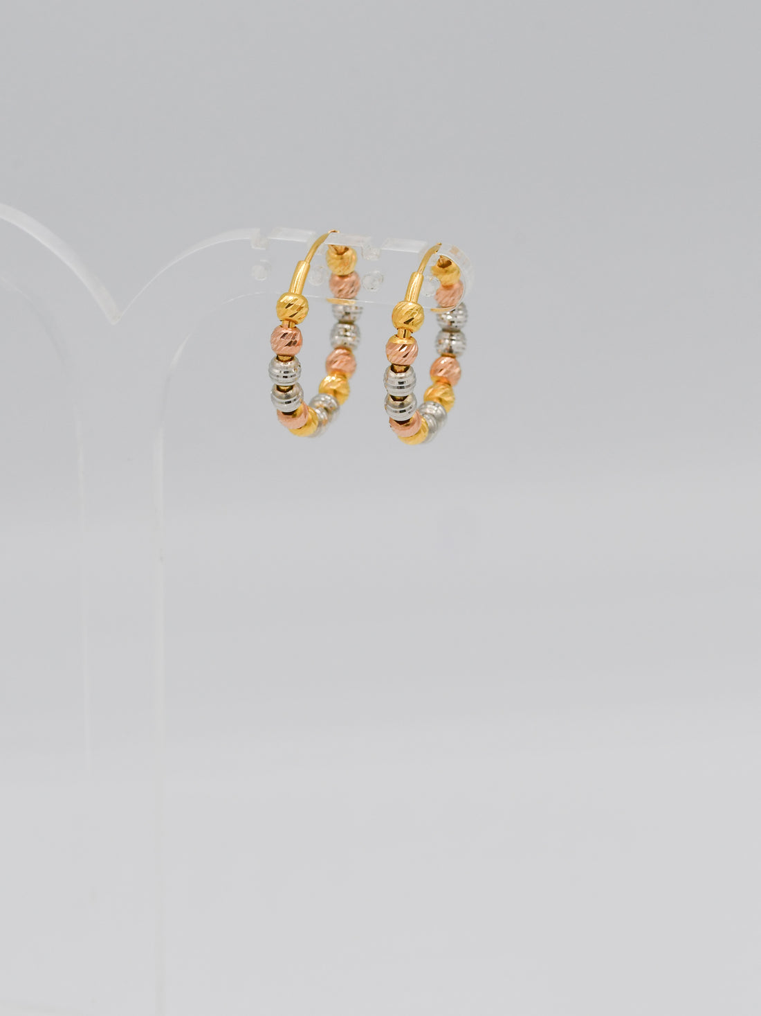 22ct Gold Two Tone Ball Bali