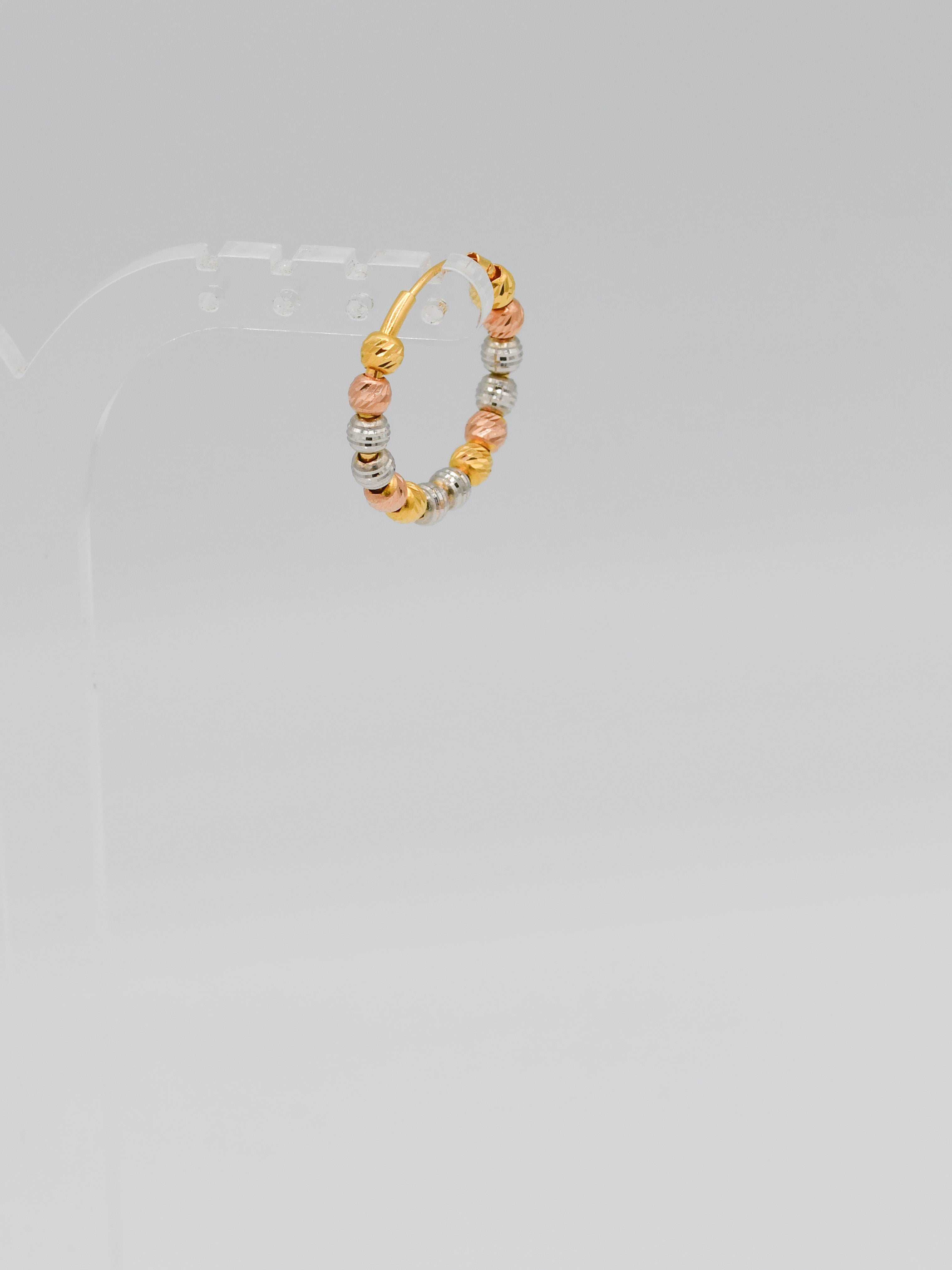 22ct Gold Two Tone Ball Bali