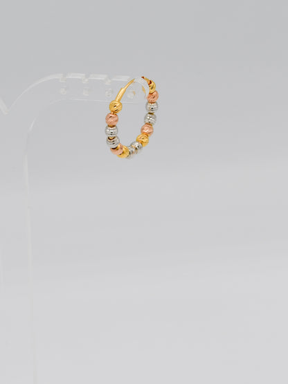 22ct Gold Two Tone Ball Bali