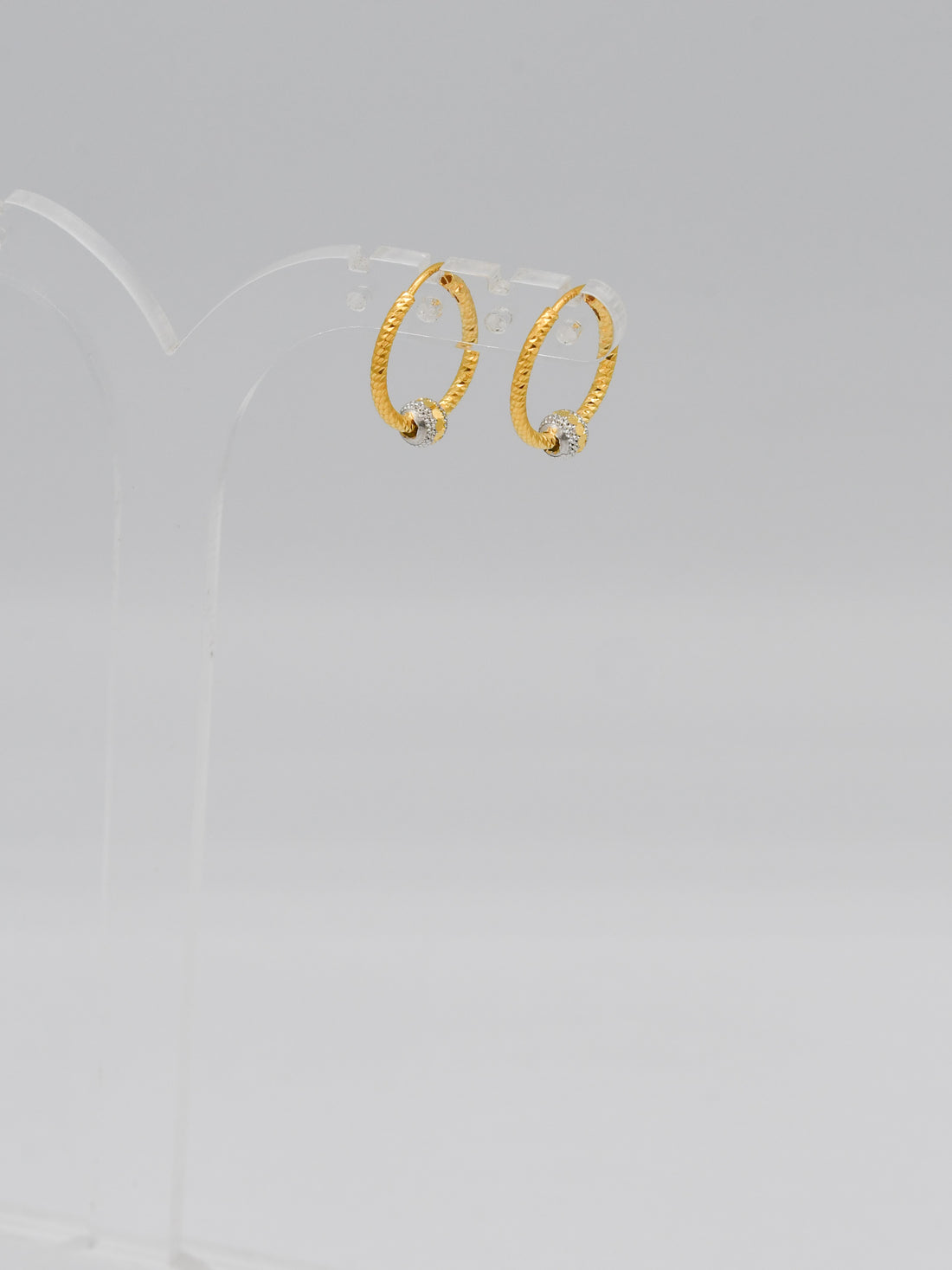 22ct Gold Two Tone Ball Bali