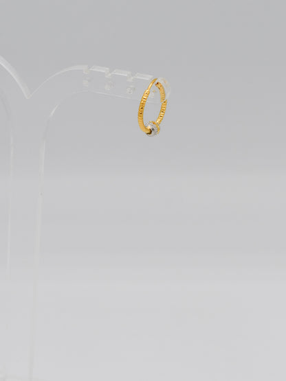 22ct Gold Two Tone Ball Bali