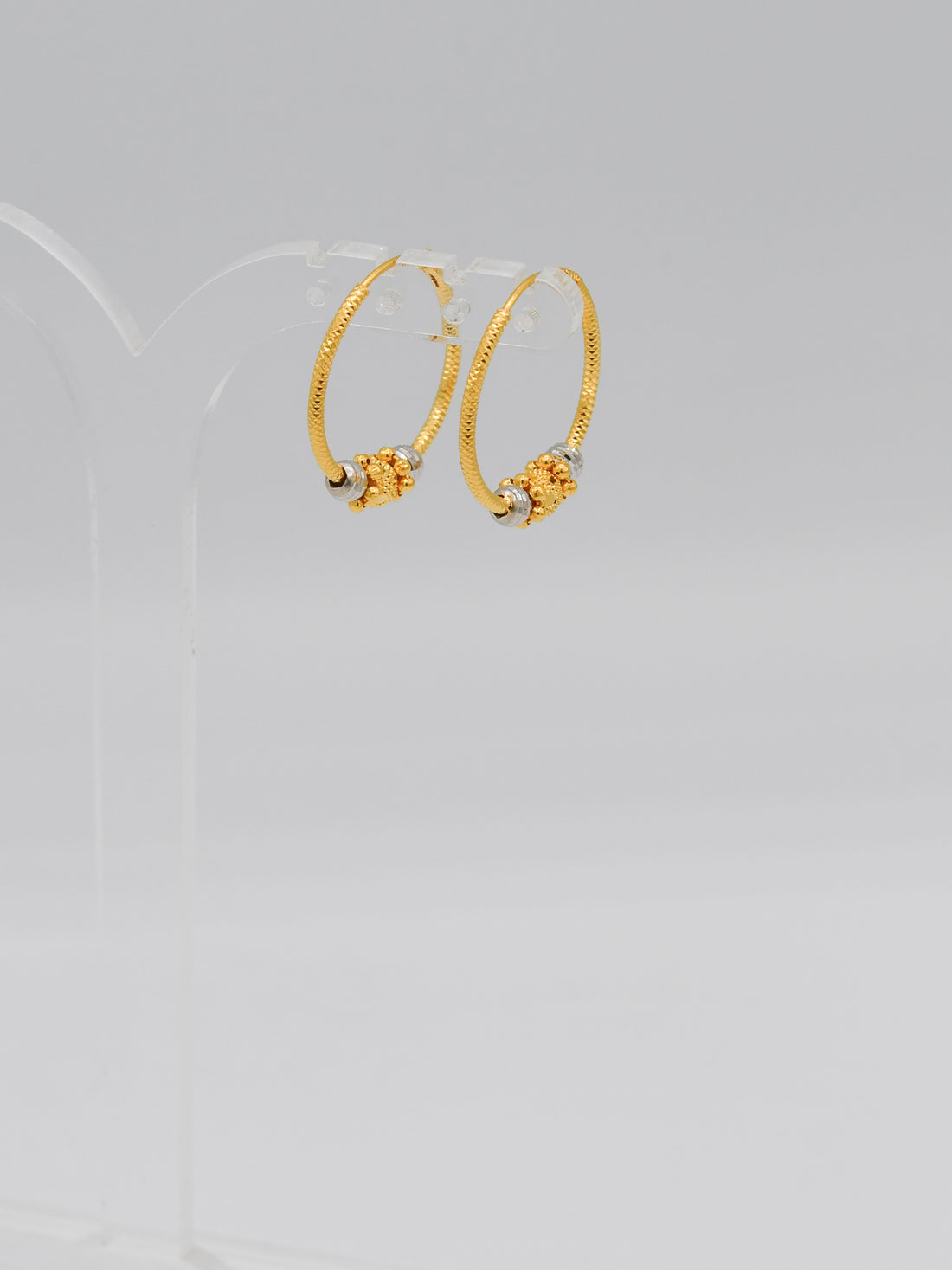 22ct Gold Two Tone Ball Bali