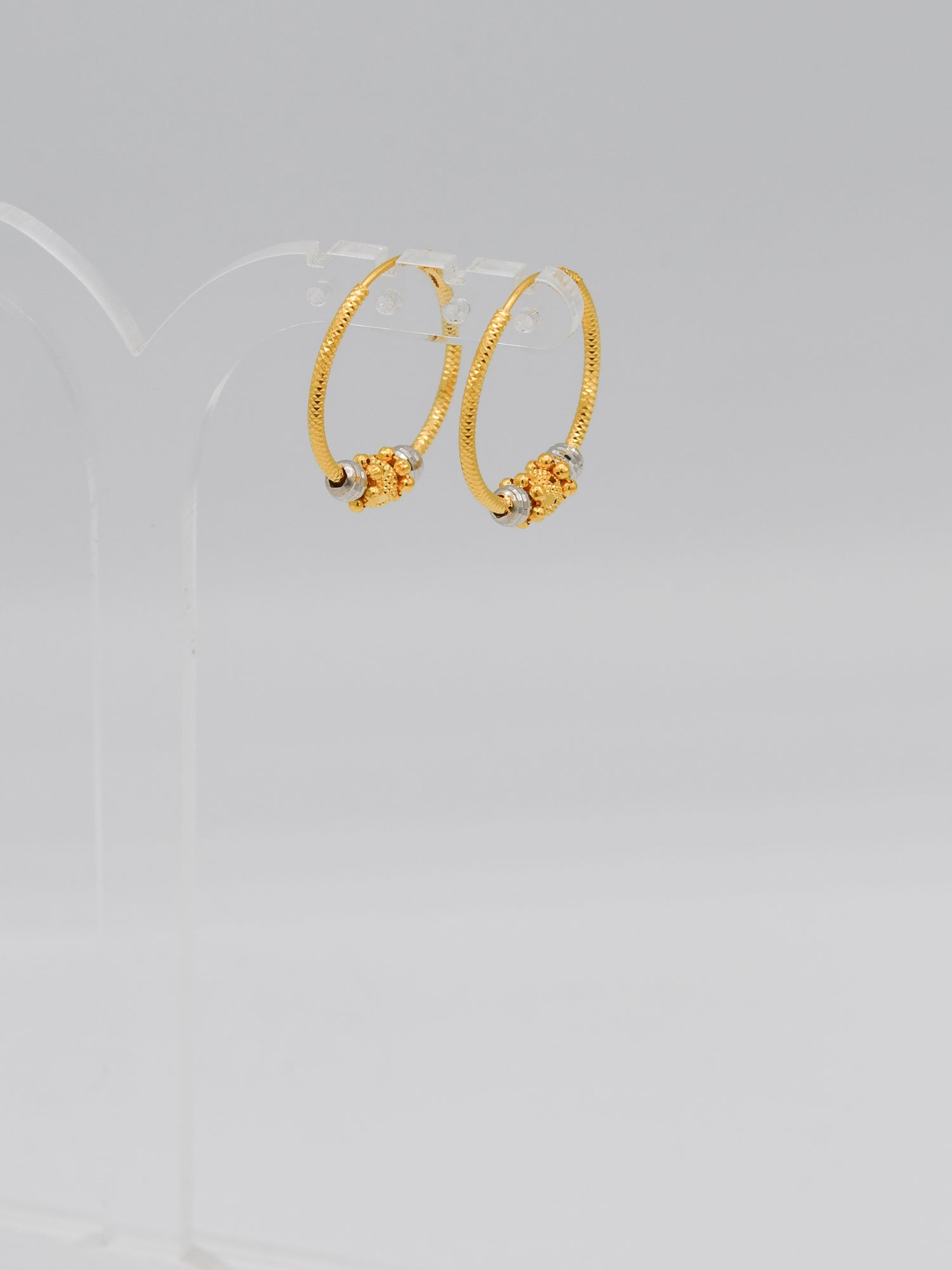 22ct Gold Two Tone Ball Bali