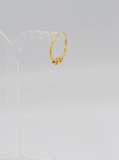 22ct Gold Two Tone Ball Bali