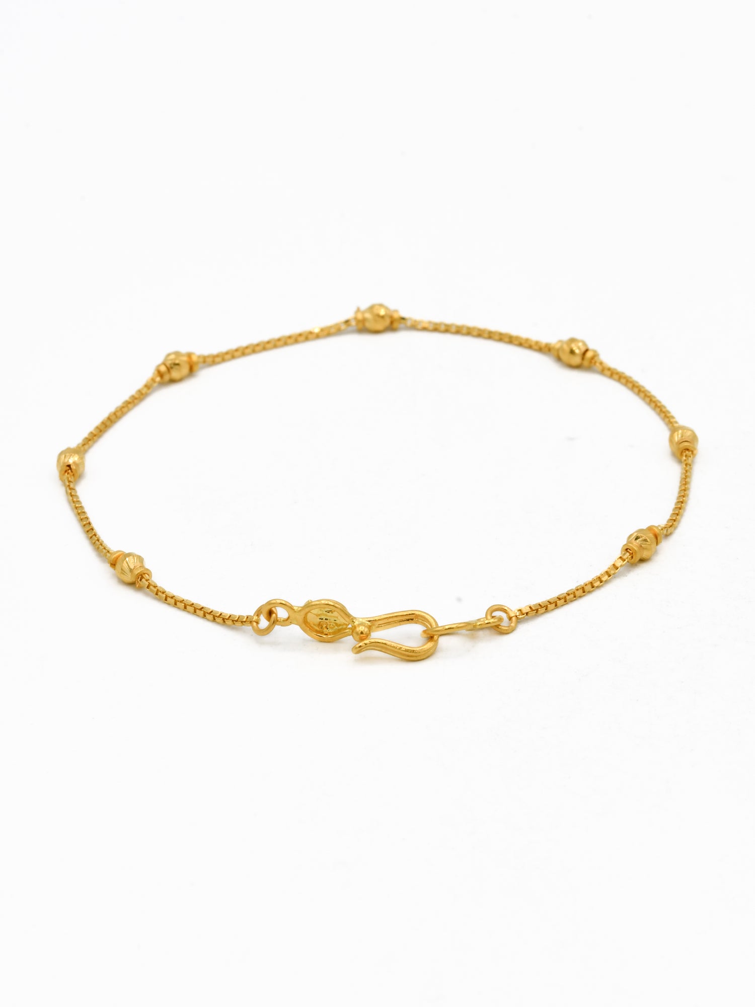 22ct Gold Ball Ladies Bracelet