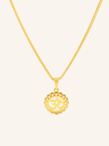 22ct Gold OM Pendant 2.17 GMS - Roop Darshan