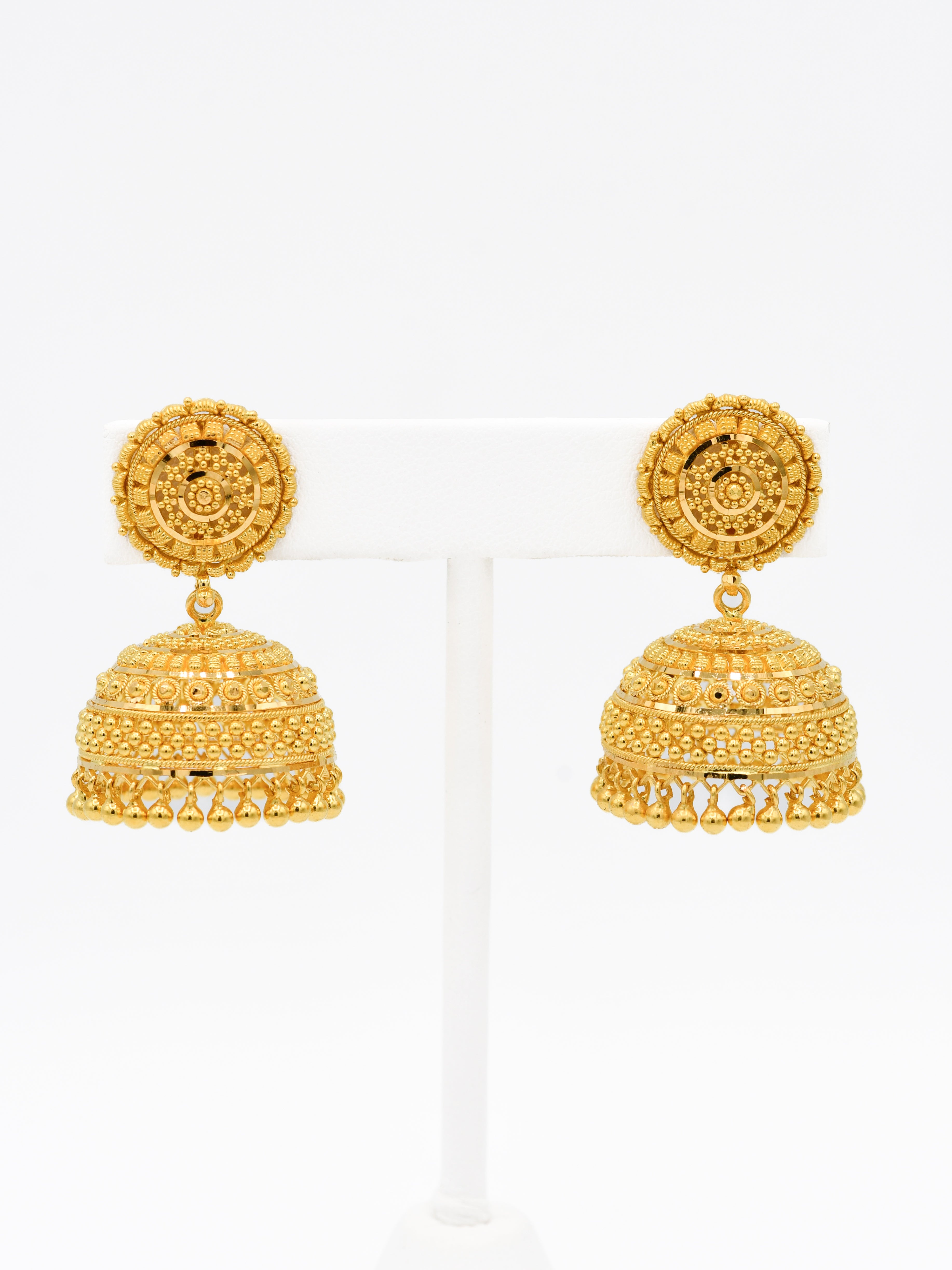 22ct Gold Jhumki Earrings
