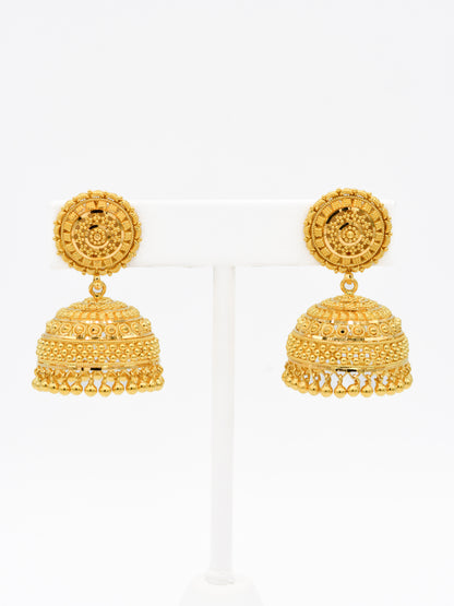 22ct Gold Jhumki Earrings