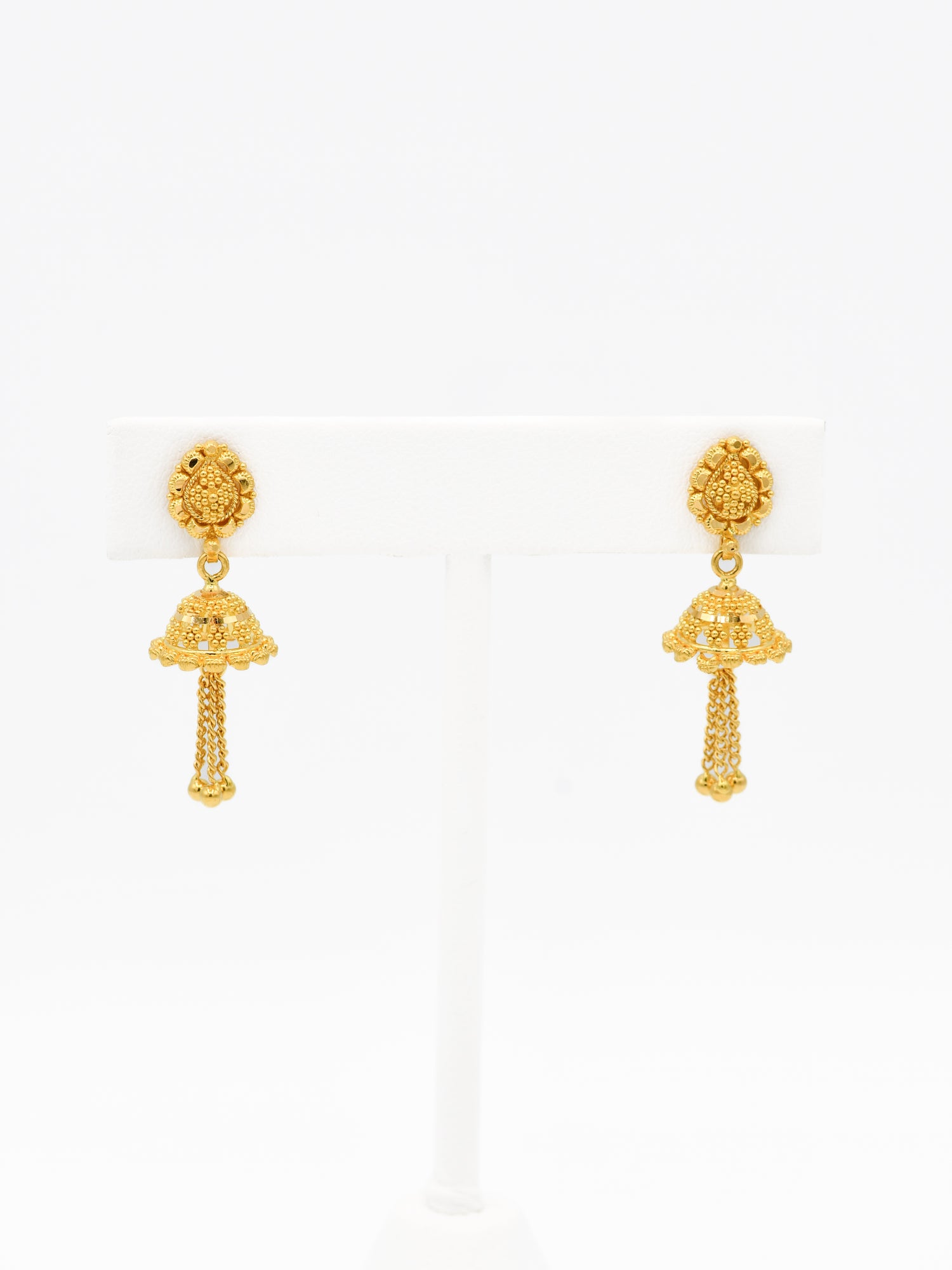 22ct Gold Jhumki Earrings