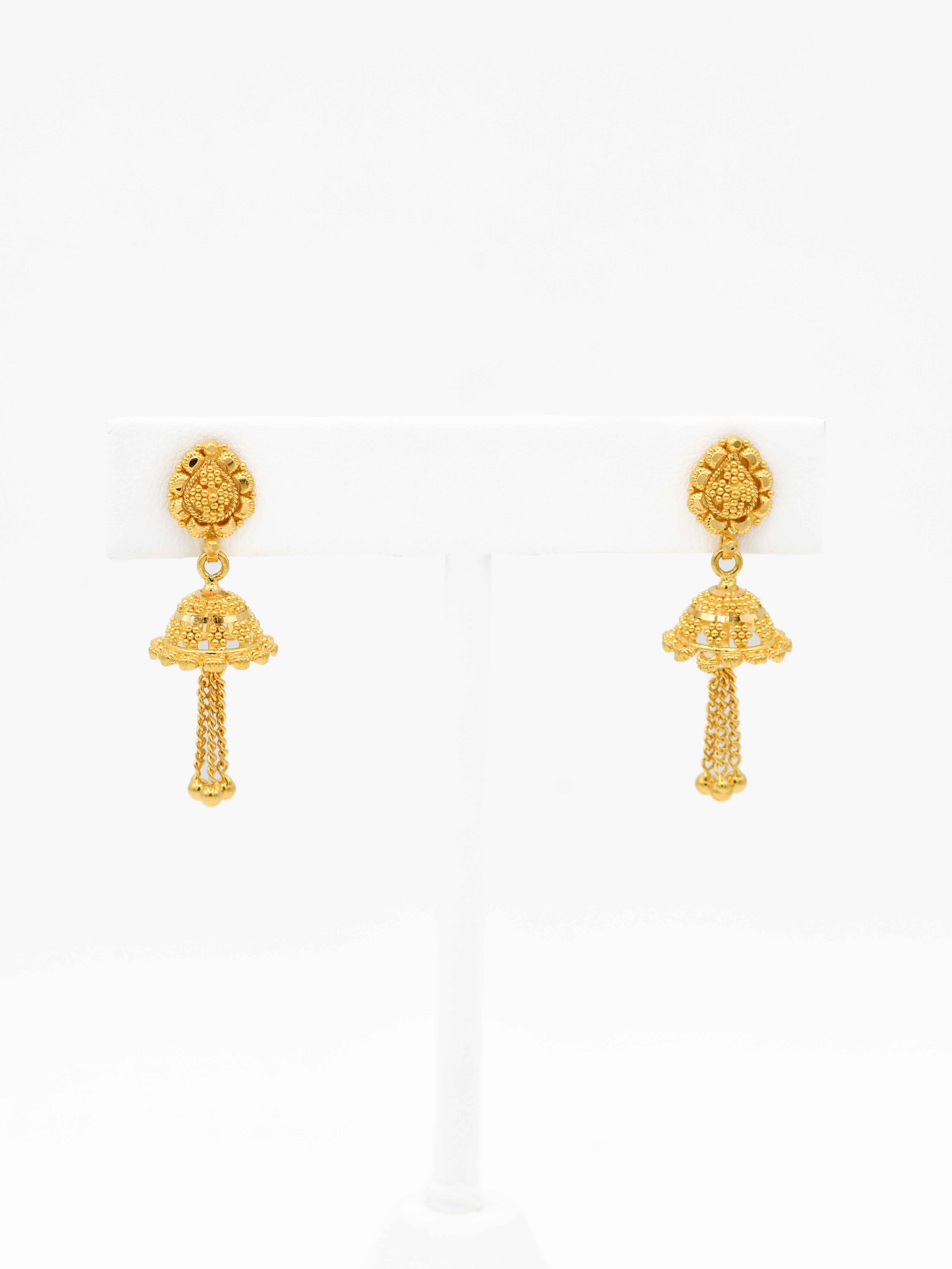 22ct Gold Jhumki Earrings