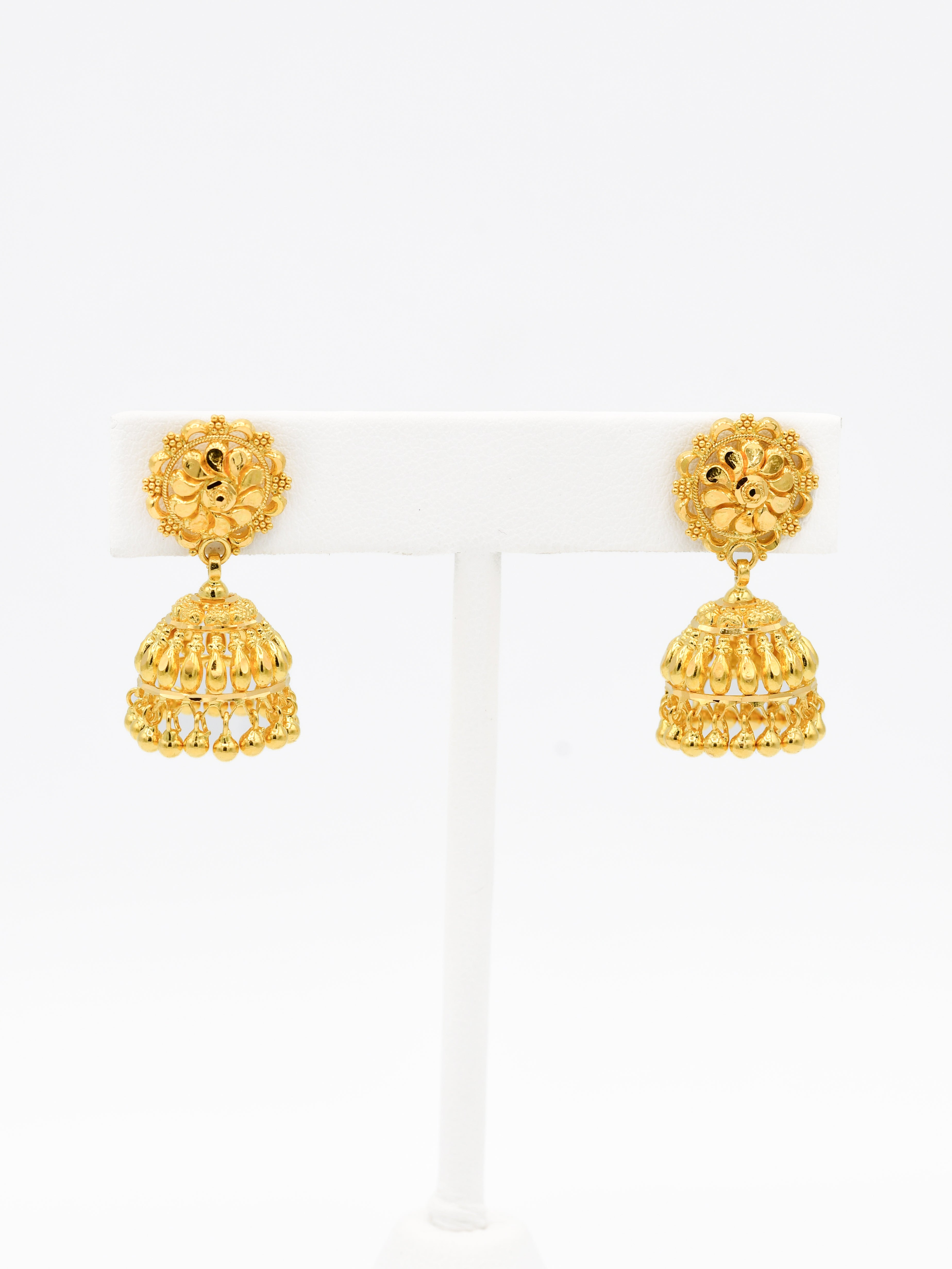 22ct Gold Jhumki Earrings
