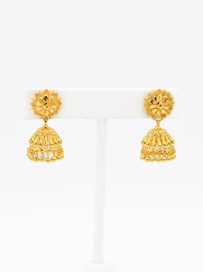 22ct Gold Jhumki Earrings