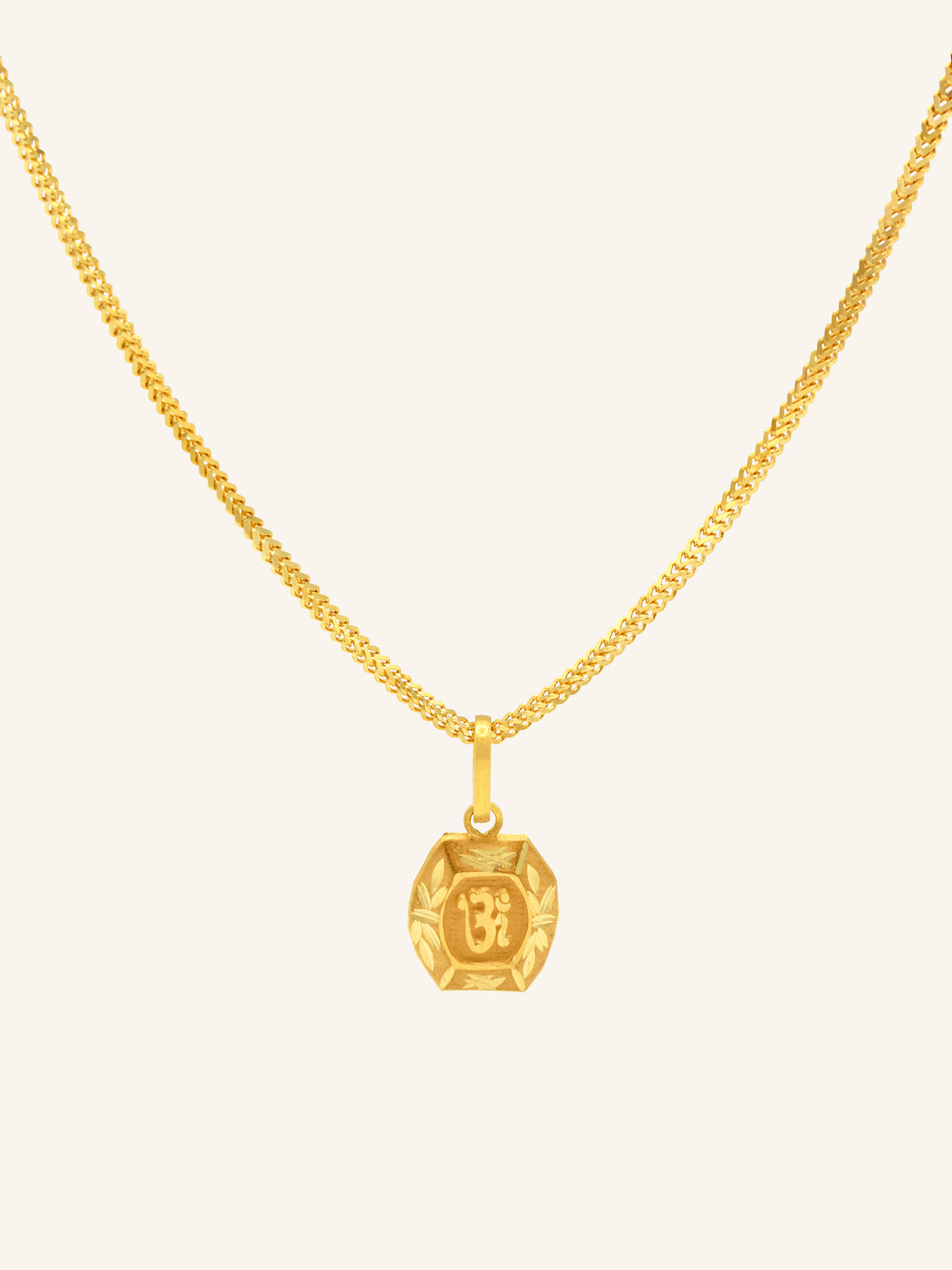 22ct Gold OM Pendant 0.60 GMS - Roop Darshan