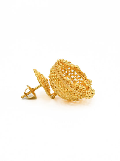 22ct Gold Jhumki Earrings