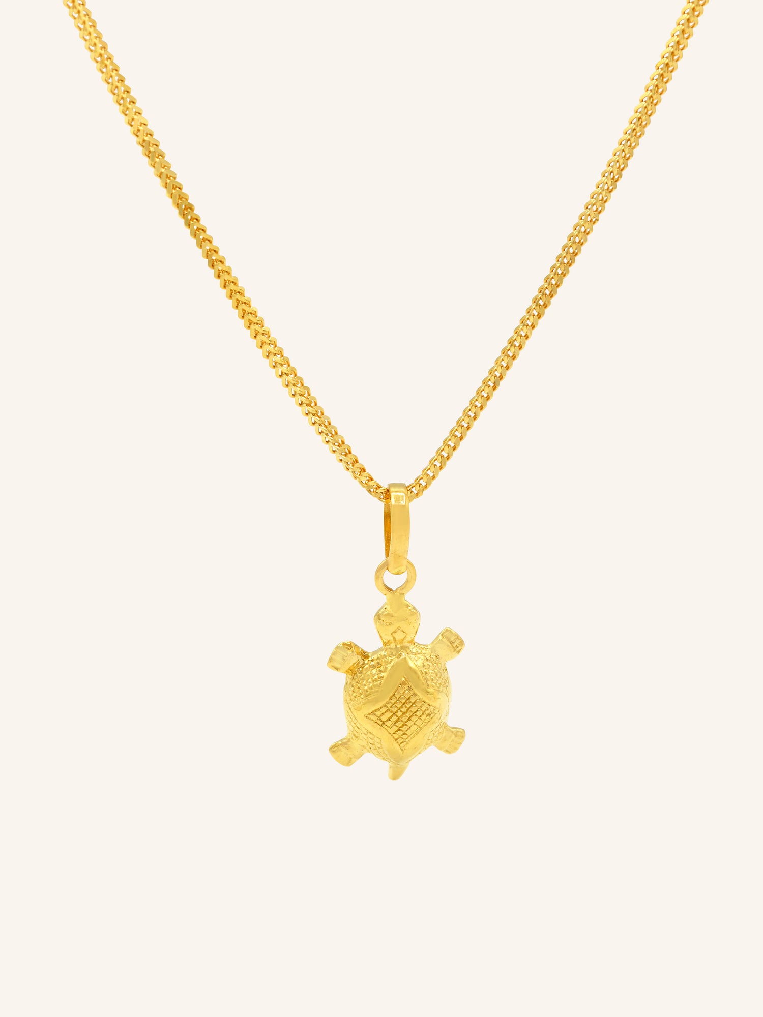 22ct Gold Turtle Pendant 2.62 GMS - Roop Darshan