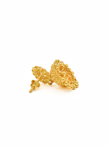 22ct Gold Jhumki Earrings
